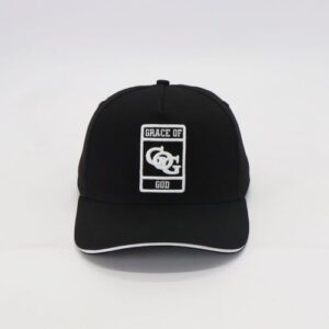 GH01- Black Classic Baseball Cap with White GOG Logo