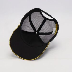 Alternative view of GH06- Black Diamond V Tucker Cap with Yellow GOG Logo